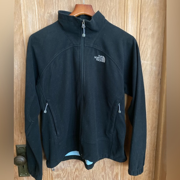 The North Face Black Zip Fleece Women’s Size Large - Picture 1 of 7